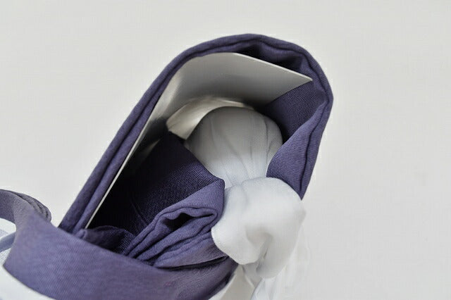 Vintage Japanese Kimono Accessories | Pre-tied Nagoya Obi | Silk | Purple | Geometric Chirimen | Otaiko | Yamato | Sustainable | kkb1493b
