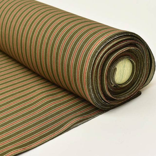 Vintage Japanese Kimono Accessories | Komon Bolt | Brown Silk | Tango Chirimen | Excellent | Ladies | Sustainable | kkb2816b