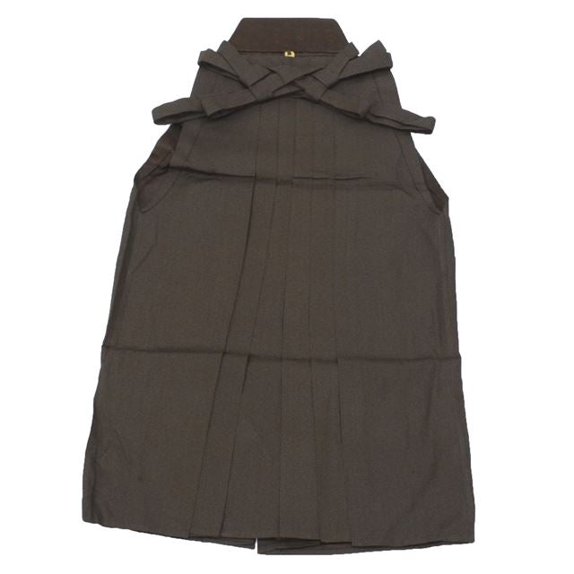 Vintage Japanese Kimono Accessories | Men's Hakama | Brown Silk | Geometric | Andon-bakama | Sustainable | kkb3000b