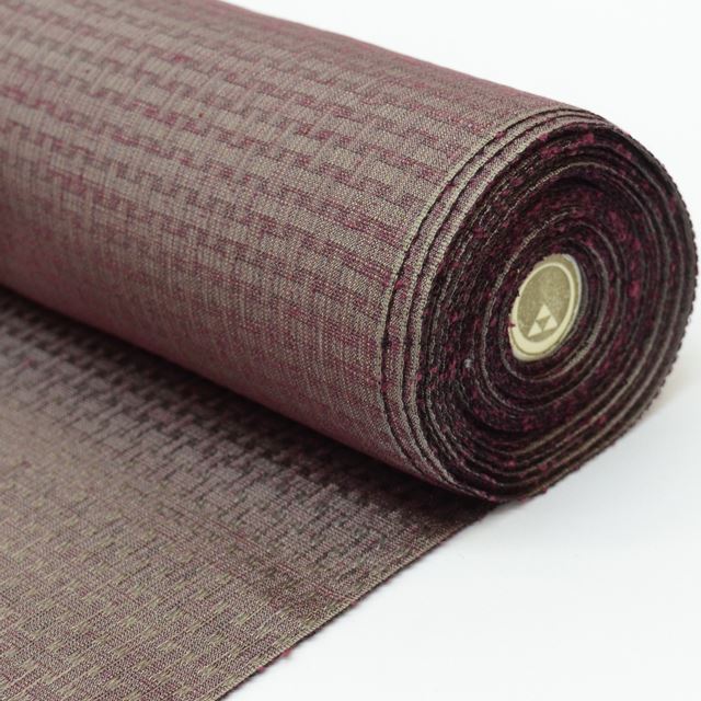 Vintage Japanese Kimono Accessories | Kimono Bolt | Purple Silk | Ajiro Weave | Hakata Weave | Tsumugi | Certified | Sustainable | kkb3002b