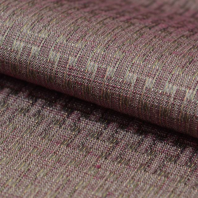 Vintage Japanese Kimono Accessories | Kimono Bolt | Purple Silk | Ajiro Weave | Hakata Weave | Tsumugi | Certified | Sustainable | kkb3002b