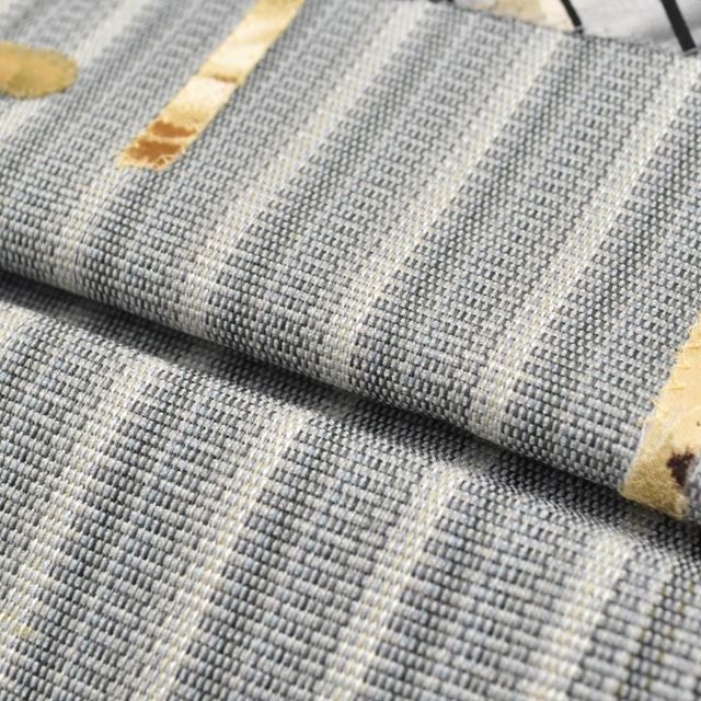 Vintage Japanese Kimono Accessories | Pre-tied Nagoya Obi | Silk | Gray | Stripe Patchwork | Otaiko | Sustainable | kkb3004b