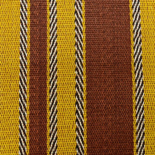 Vintage Japanese Kimono Accessories | Hanhaba Obi | Silk | Brown | Stripe | Kihachijo Weave | Sustainable | kkb3062b