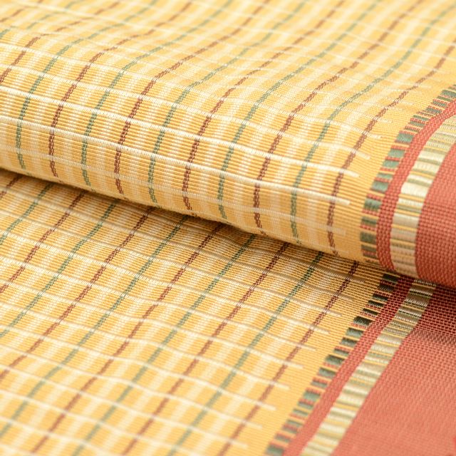 Vintage Japanese Kimono Accessories | Hanhaba Obi | Silk | Brown | Floral Arabesque | Hakata Weave | Certified | Sustainable | kkb3136b