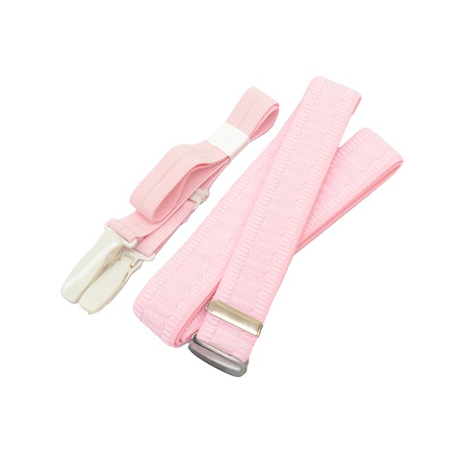 Vintage Japanese Kimono Accessories | Summer Dressing Accessories Set | White Pink | Scale Pattern | 7-piece | Sustainable | kkb3142b