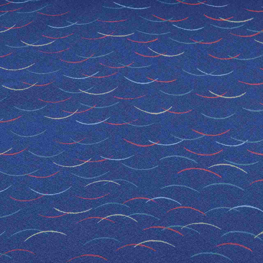 Vintage Japanese Kimono Accessories | Komon Bolt | Navy Silk | Shibakusa Pattern | Chirimen | Ladies | Sustainable | kkb3332b