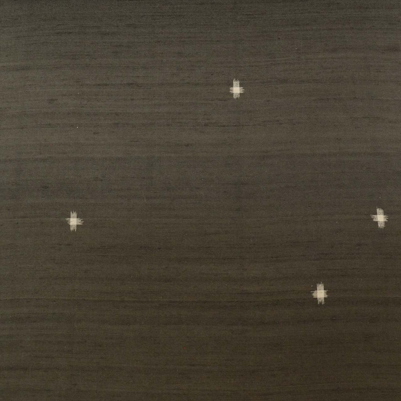 Vintage Japanese Kimono Accessories | Kimono Bolt | Black Silk | Kasuri | Tokamachi Tsumugi | Certified | Unused | Sustainable | kkb3444b