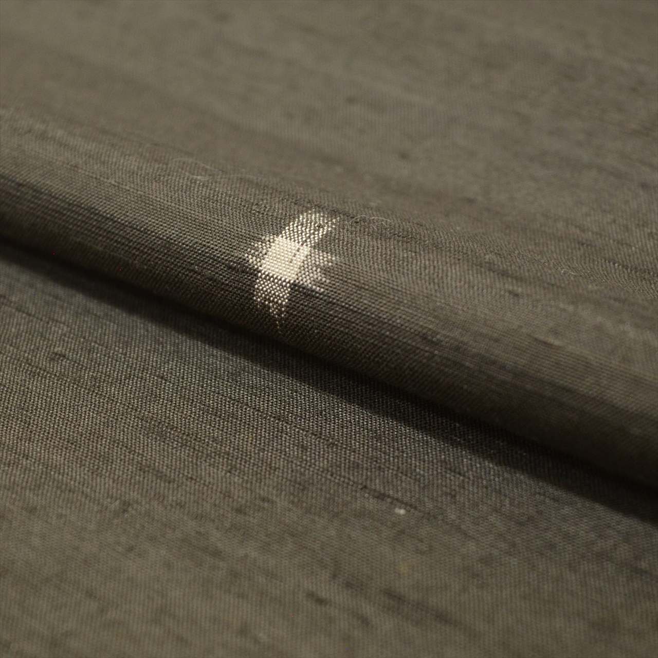 Vintage Japanese Kimono Accessories | Kimono Bolt | Black Silk | Kasuri | Tokamachi Tsumugi | Certified | Unused | Sustainable | kkb3444b