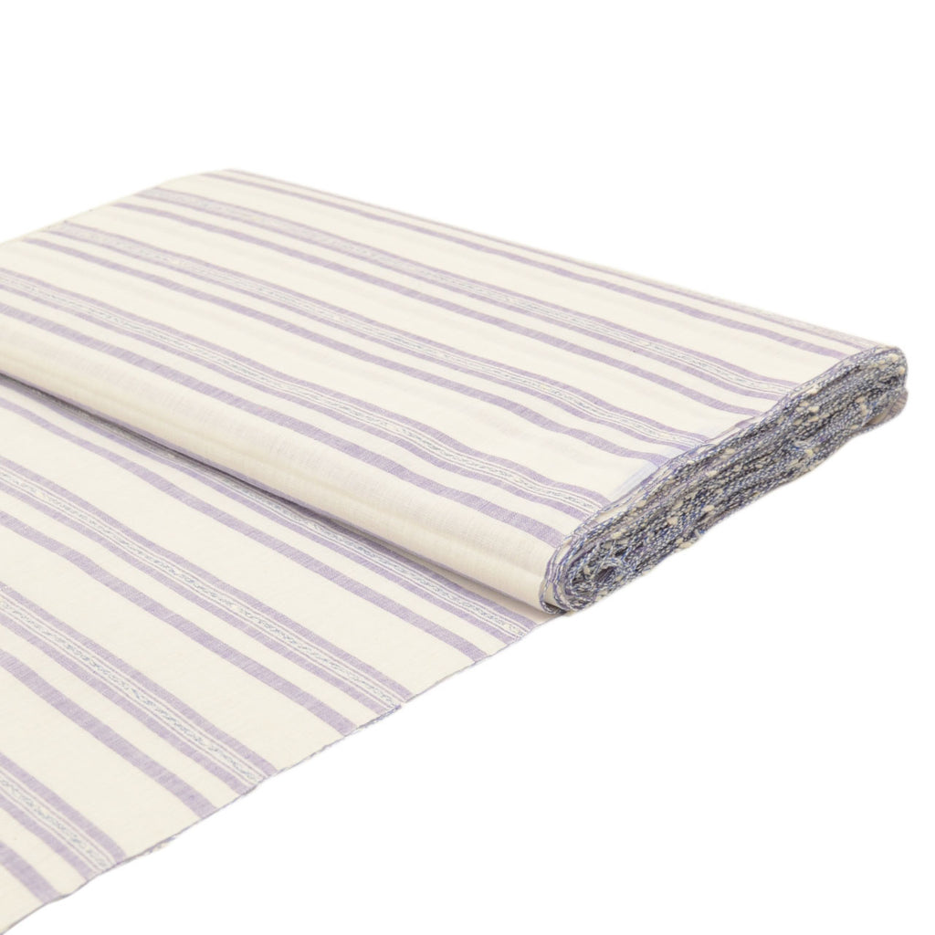 Vintage Japanese Kimono Accessories | Yukata Bolt | White Cotton | Stripe | Ladies | Sustainable | kkb3871b