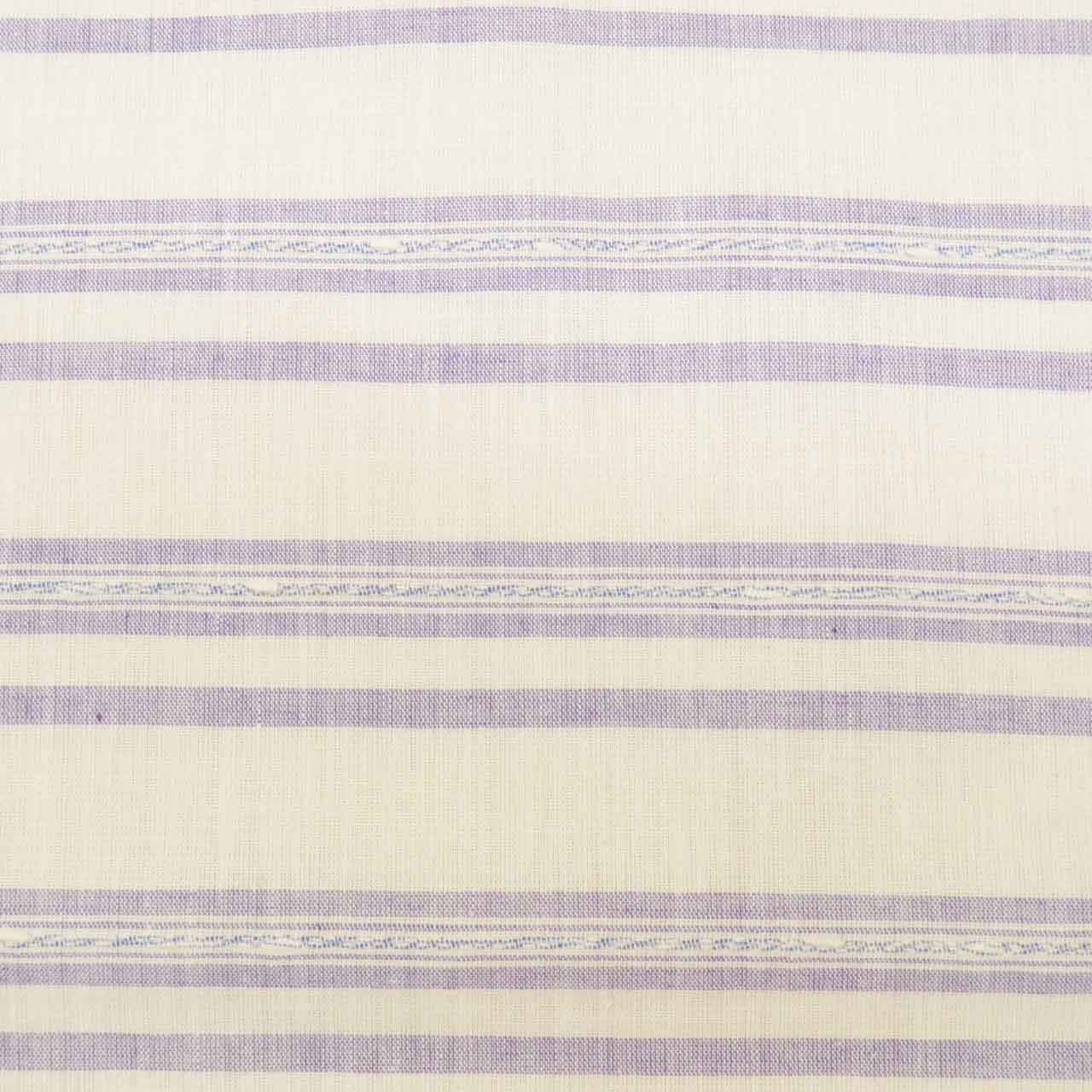 Vintage Japanese Kimono Accessories | Yukata Bolt | White Cotton | Stripe | Ladies | Sustainable | kkb3871b