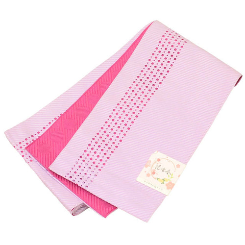 Vintage Japanese Kimono Accessories | Hanhaba Obi | Synthetic | Purple | Polka Dot | Unused | Sustainable | kkb3889b