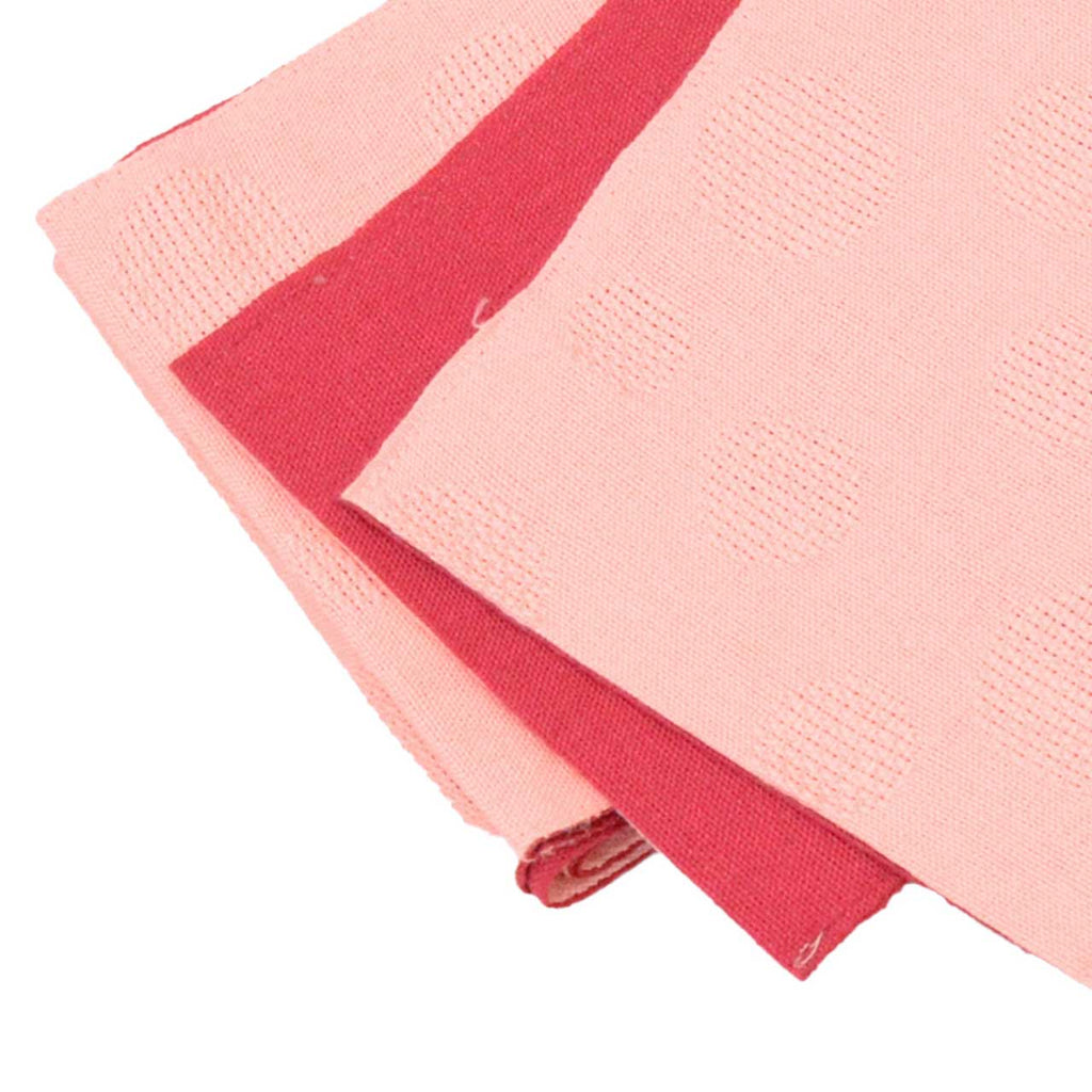 Vintage Japanese Kimono Accessories | Summer Hanhaba Obi | Pink | Polka Dot | Kobukuro Style | Sustainable | kkb3962b