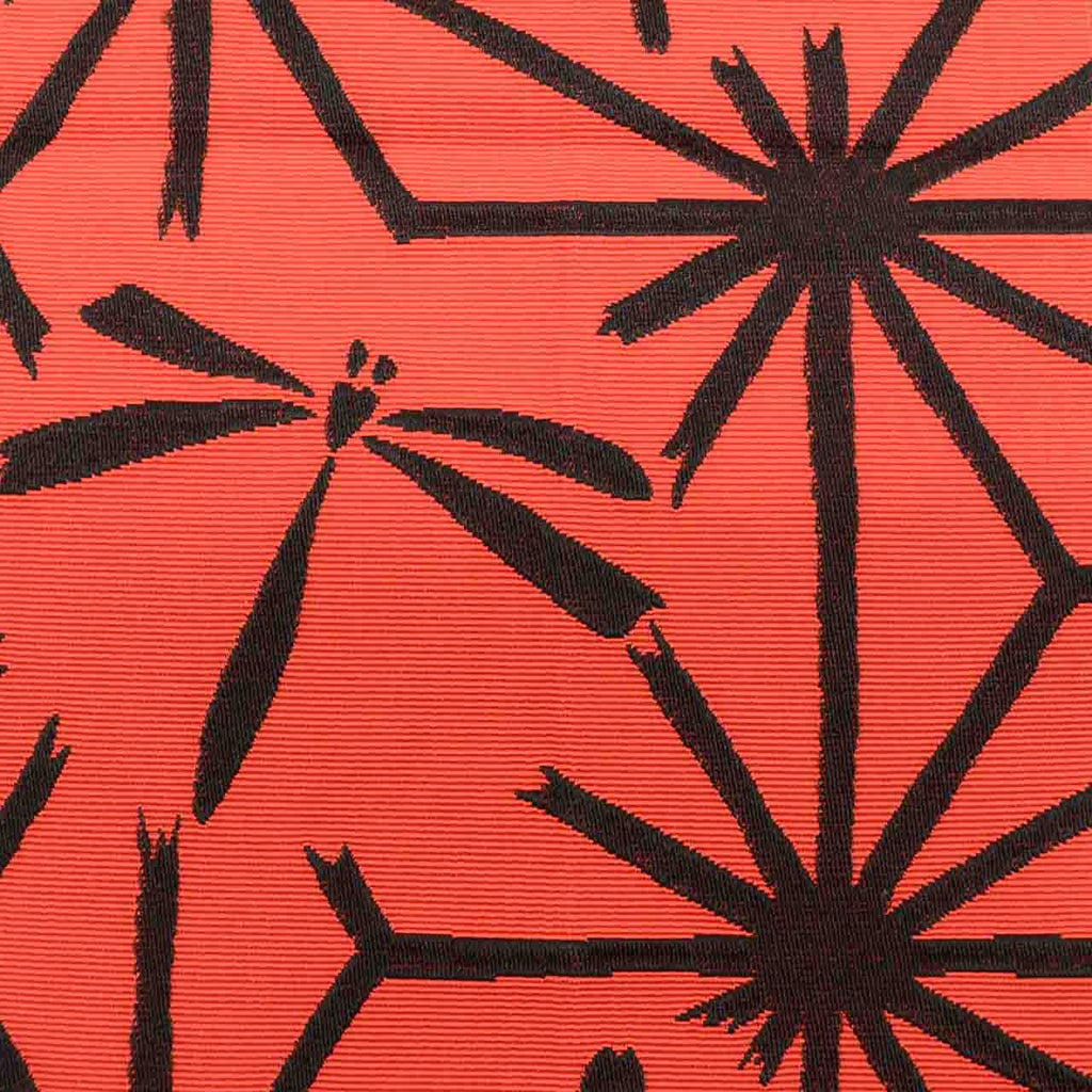 Vintage Japanese Kimono Accessories | Hanhaba Obi Set | Red | Dragonfly | Reversible | Hakama | Single-layer | Sustainable | kkb3976b