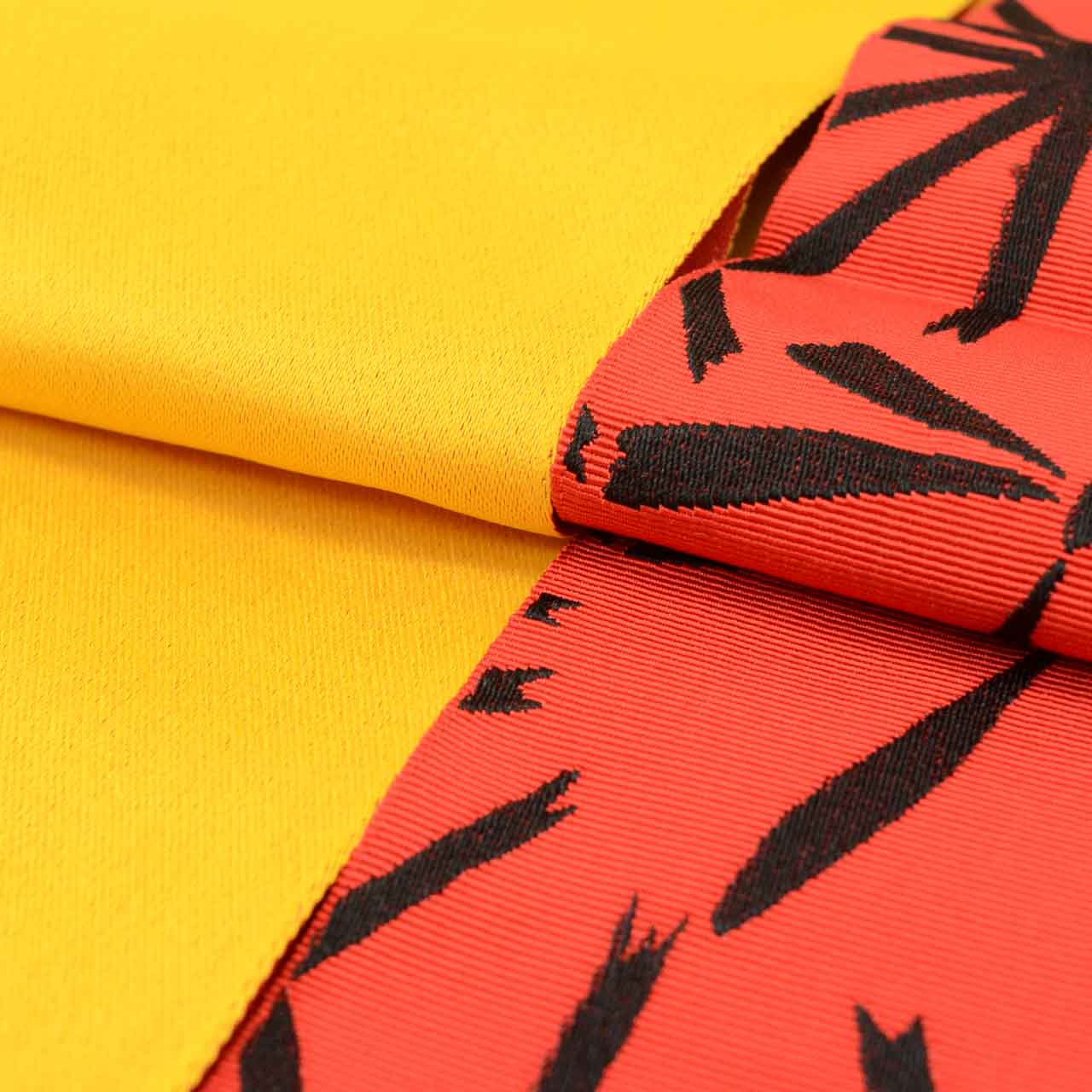 Vintage Japanese Kimono Accessories | Hanhaba Obi Set | Red | Dragonfly | Reversible | Hakama | Single-layer | Sustainable | kkb3976b