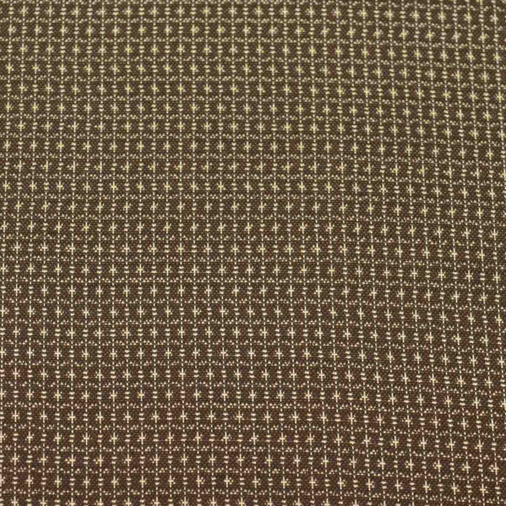Vintage Japanese Kimono Accessories | Kimono Bolt | Brown Silk | Stripe Kasuri | Hand-woven Tsumugi | Men's | Sustainable | kkb4272b