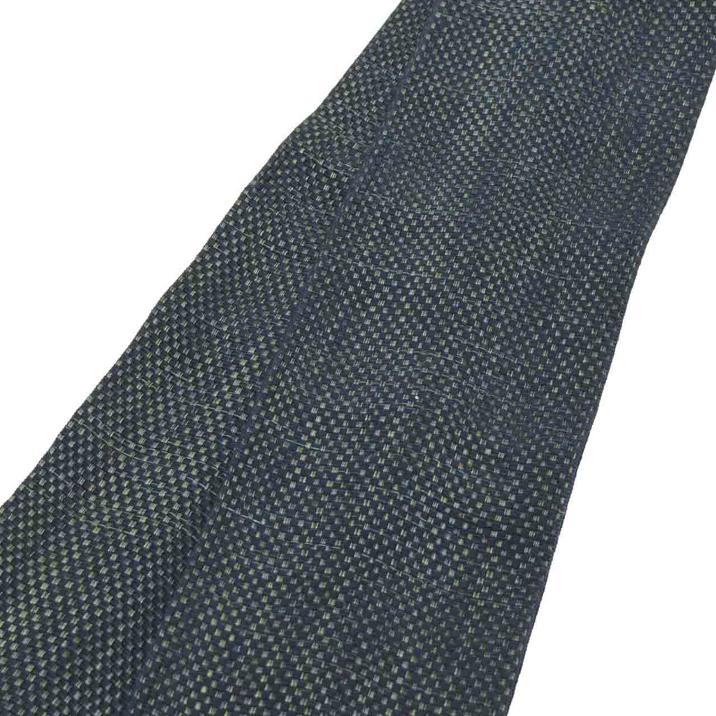 Vintage Japanese Kimono Accessories | Men's Kaku-obi | Silk | Ichimatsu Checkerboard | Hakata Weave | Certified | Sustainable | kkb4276b