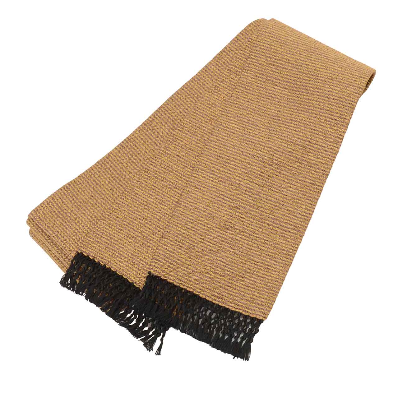 Vintage Japanese Kimono Accessories | Men's Kaku-obi | Silk | Stripe | Hakata Weave | With Certification | Sustainable | kkb4278b