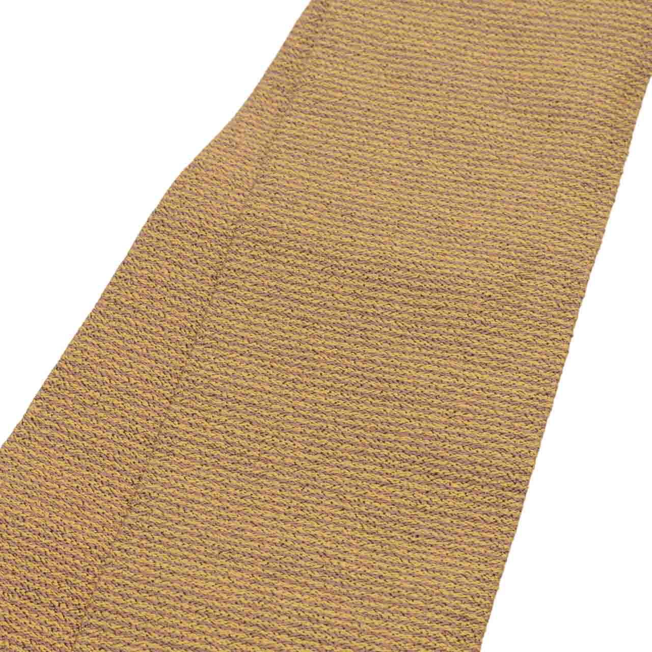 Vintage Japanese Kimono Accessories | Men's Kaku-obi | Silk | Stripe | Hakata Weave | With Certification | Sustainable | kkb4278b