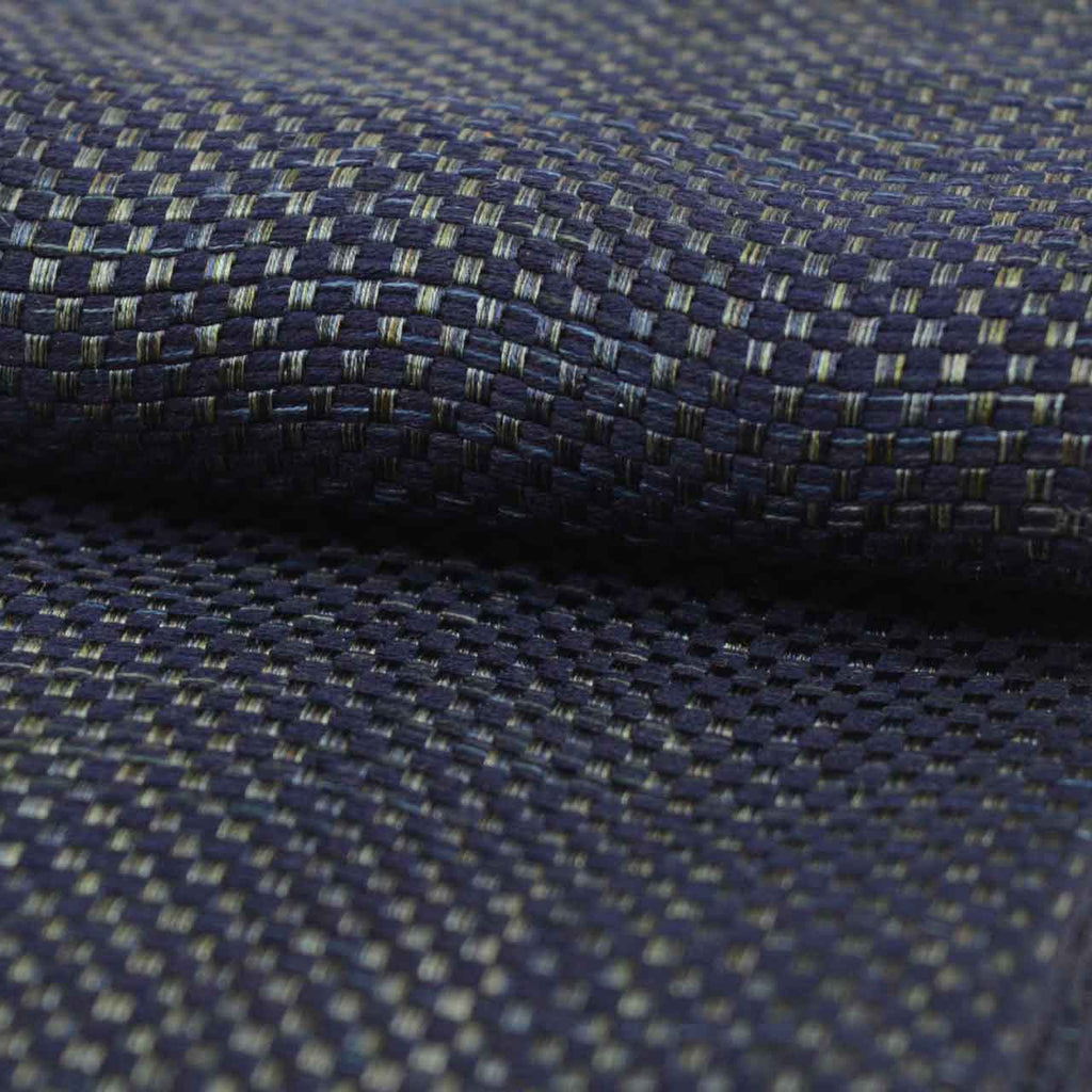 Vintage Japanese Kimono Accessories | Men's Kaku-obi | Silk | Ichimatsu Checkerboard | Hakata Weave | Sustainable | kkb4284b