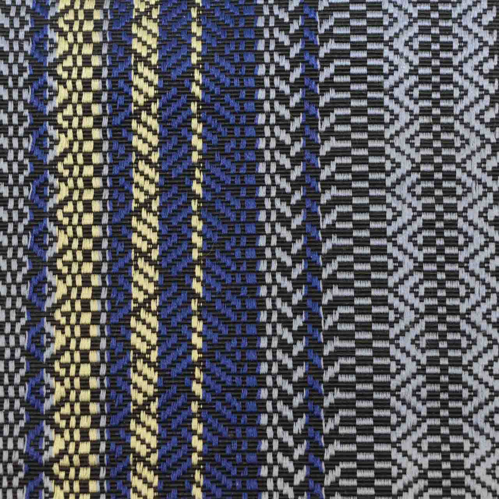 Vintage Japanese Kimono Accessories | Men's Kaku-obi | Silk | Stripe | Hakata Weave | Excellent | Full-pattern | Sustainable | kkb4289b