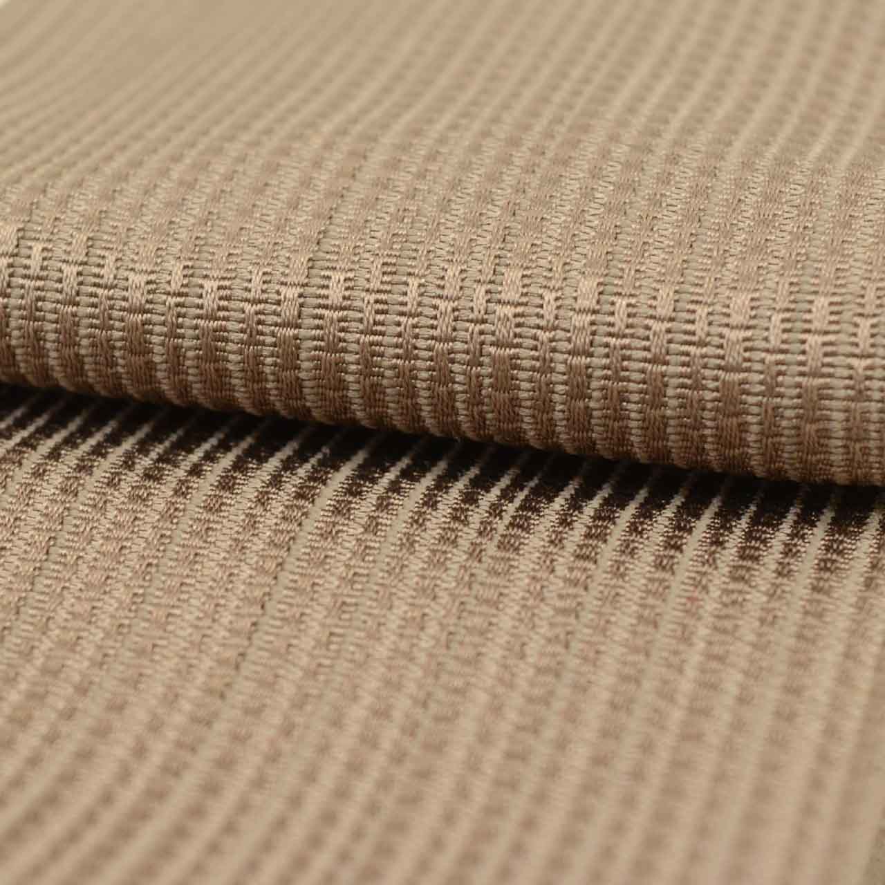 Vintage Japanese Kimono Accessories | Men's Kaku-obi | Silk | Stripe | Hakata Weave | Full-pattern | Sustainable | kkb4290b