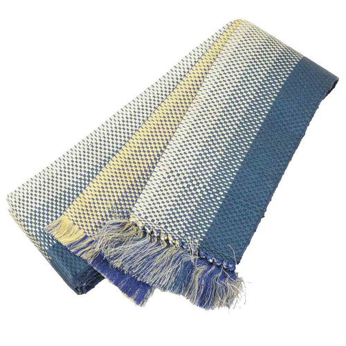 Vintage Japanese Kimono Accessories | Men's Kaku-obi | Silk | Ichimatsu Checkerboard | Reversible | Wearable Bolt | Sustainable | kkb4293b