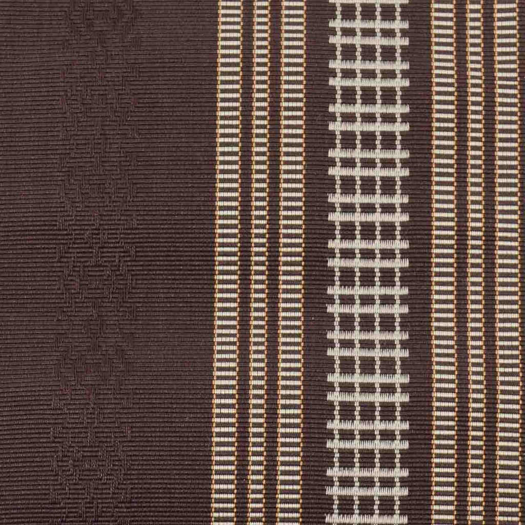 Vintage Japanese Kimono Accessories | Men's Kaku-obi | Silk | Stripe | Hakata Weave | Certified | Unused | Sustainable | kkb4302b