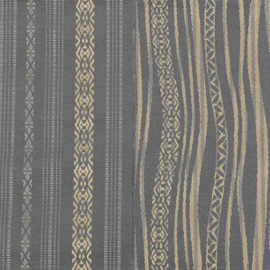 Vintage Japanese Kimono Accessories | Men's Kaku-obi | Silk | Stripe | Hakata Weave | Certified | Reversible | Sustainable | kkb4303b