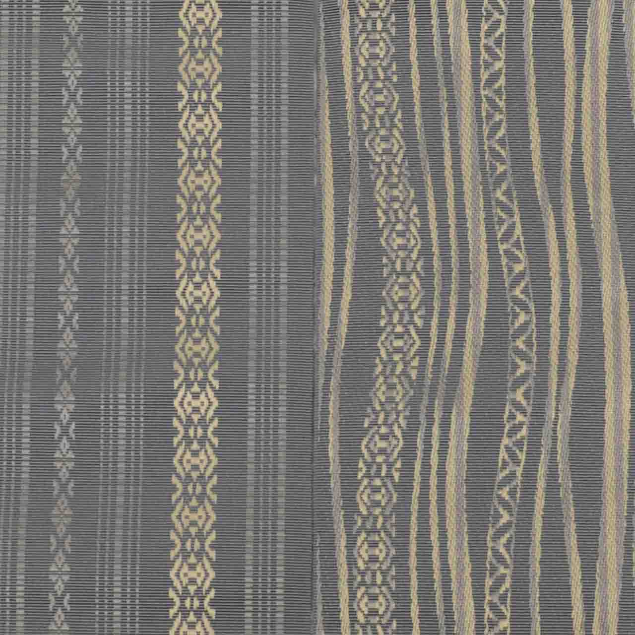 Vintage Japanese Kimono Accessories | Men's Kaku-obi | Silk | Stripe | Hakata Weave | Certified | Reversible | Sustainable | kkb4303b