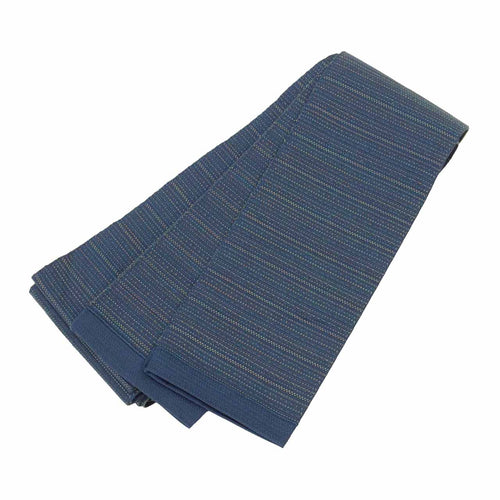 Vintage Japanese Kimono Accessories | Men's Kaku-obi | Synthetic | Stripe | Washable | Wearable Bolt | Sustainable | kkb4309b