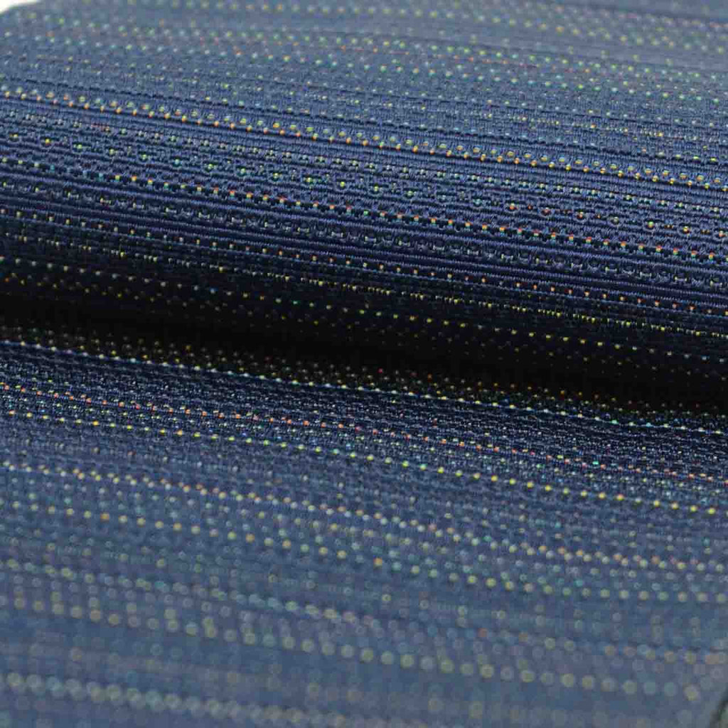 Vintage Japanese Kimono Accessories | Men's Kaku-obi | Synthetic | Stripe | Washable | Wearable Bolt | Sustainable | kkb4309b