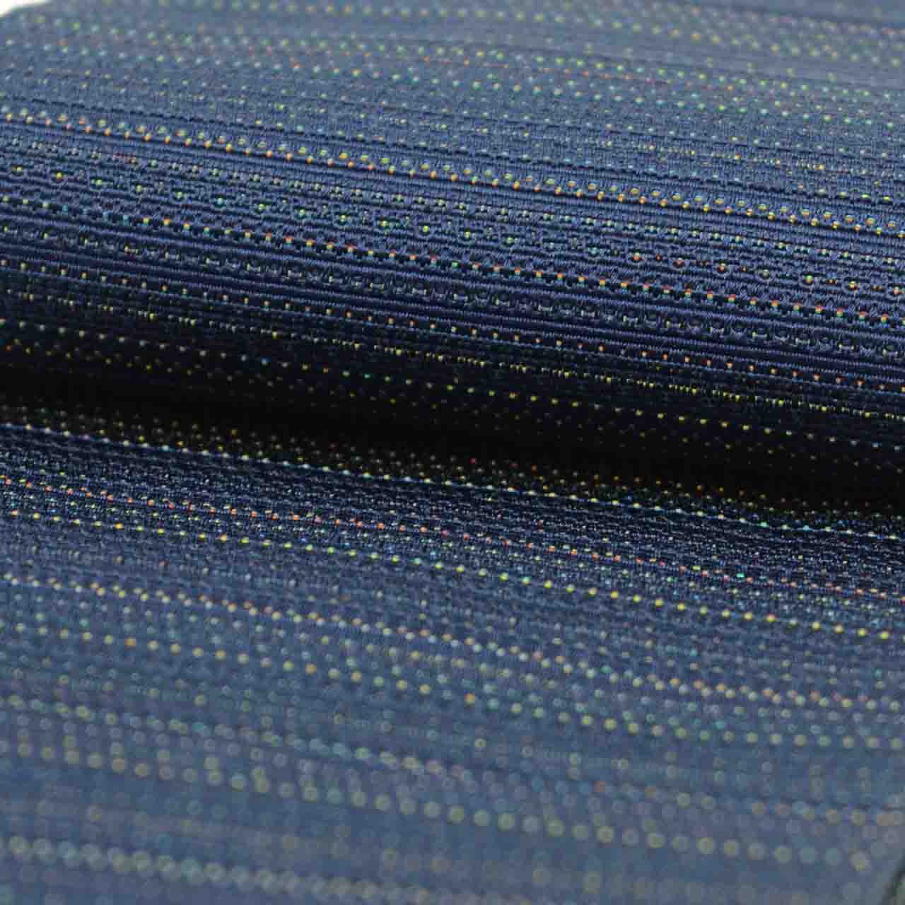 Vintage Japanese Kimono Accessories | Men's Kaku-obi | Synthetic | Stripe | Washable | Wearable Bolt | Sustainable | kkb4309b