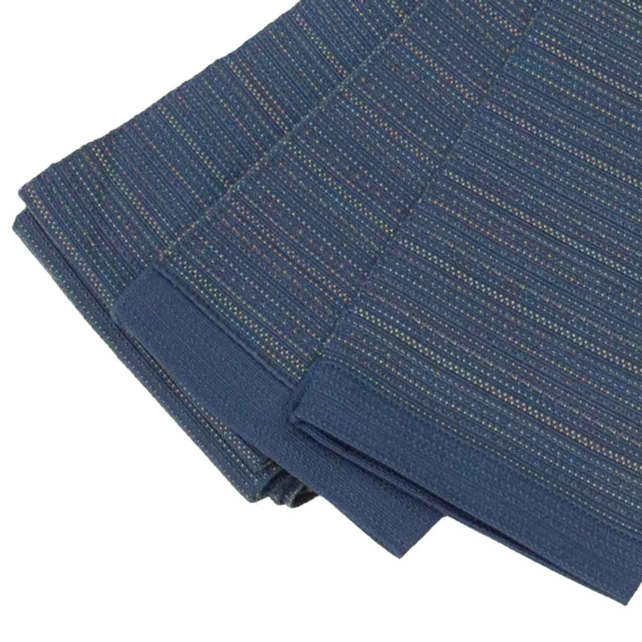 Vintage Japanese Kimono Accessories | Men's Kaku-obi | Synthetic | Stripe | Washable | Wearable Bolt | Sustainable | kkb4309b
