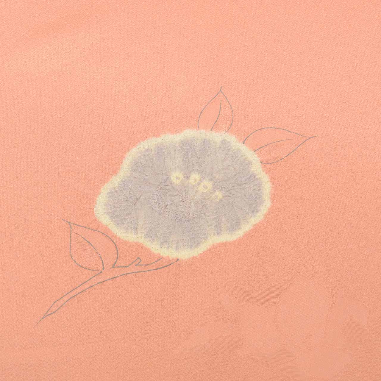 Vintage Japanese Kimono Accessories | Coat Bolt | Pink Silk | Camellia Shibori | Tango Chirimen | Ladies | Unused | Sustainable | kkb4319b