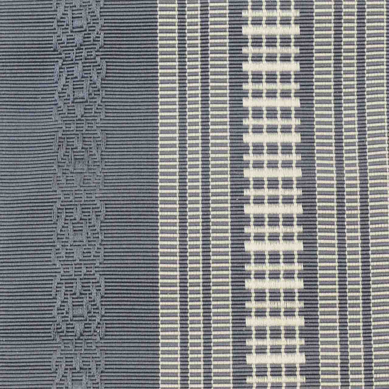 Vintage Japanese Kimono Accessories | Men's Kaku-obi | Silk | Stripe | Hakata Weave | Certified | Wearable Bolt | Sustainable | kkb4327b