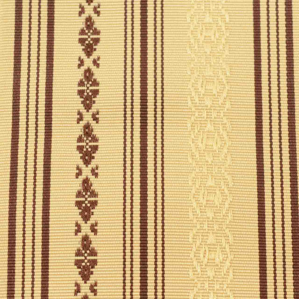 Vintage Japanese Kimono Accessories | Men's Kaku-obi | Silk | Kenjo Pattern | Hakata Weave | Full-pattern | Sustainable | kkb4328b