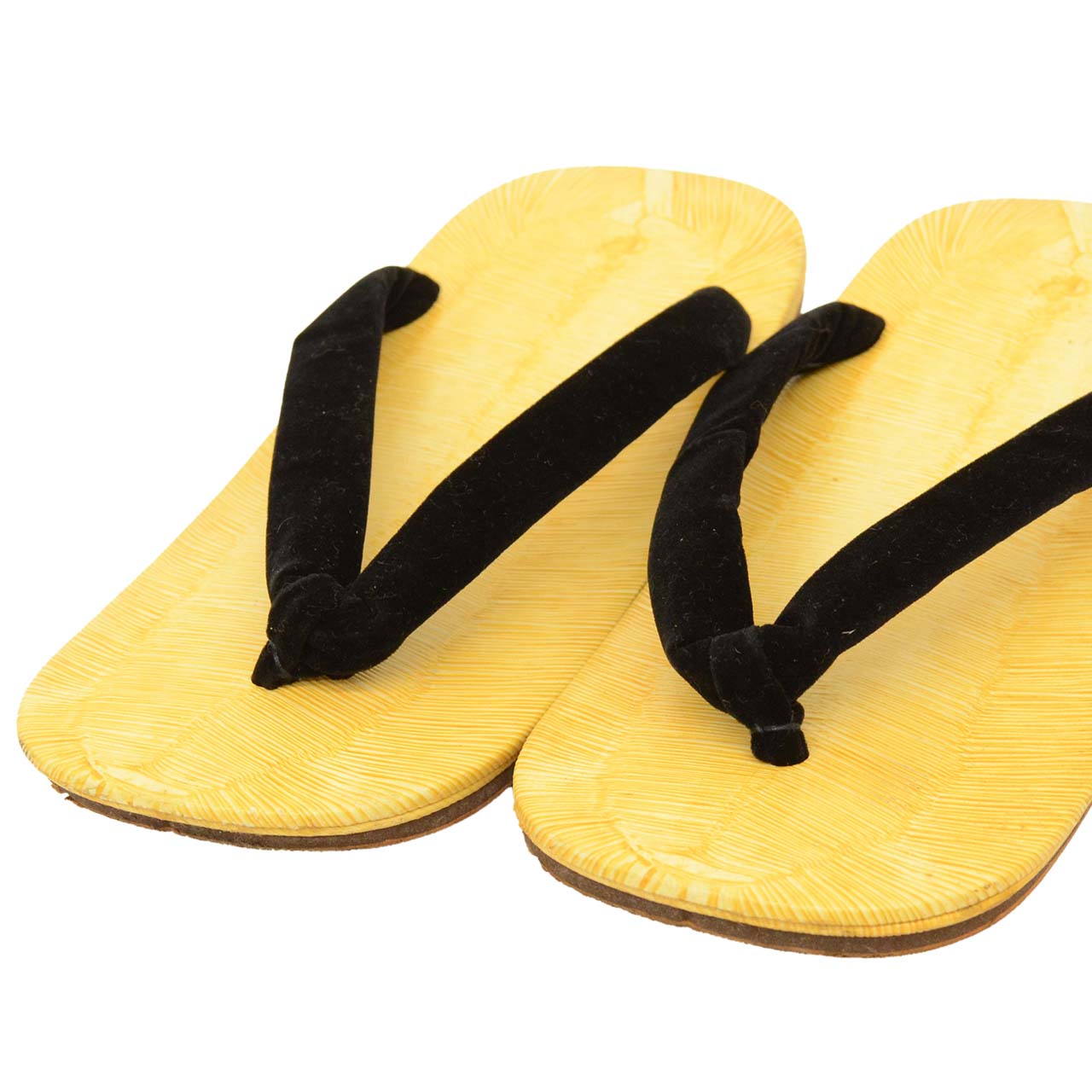 Vintage Japanese Kimono Accessories | Men's Setta Sandals | Black | Vinyl | Formal | Men's 24.0cm | Sustainable | kkb4372b