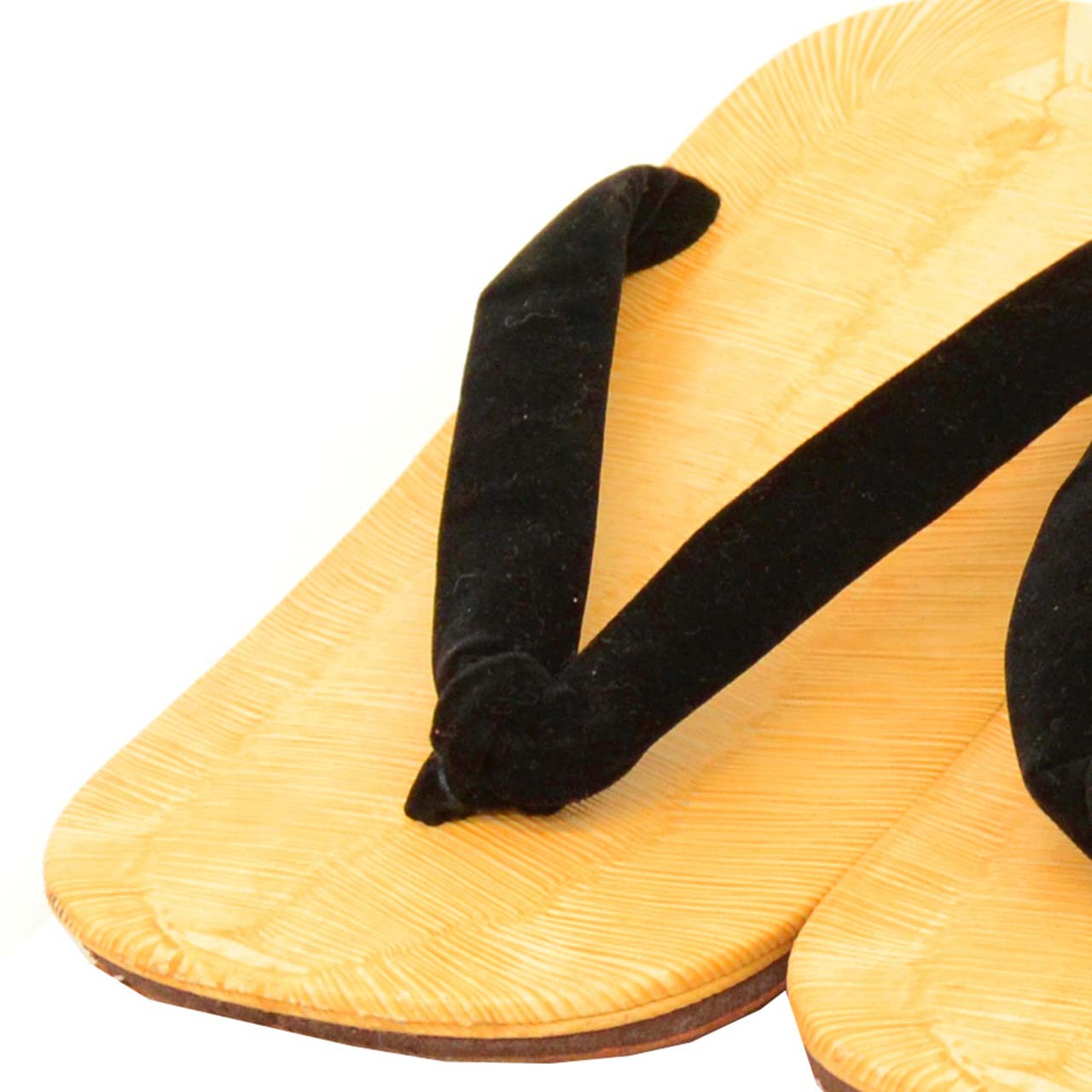 Vintage Japanese Kimono Accessories | Men's Setta Sandals | Black | Vinyl | Formal | Men's 24.0cm | Sustainable | kkb4372b