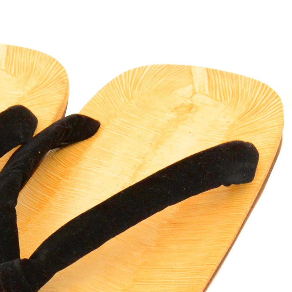 Vintage Japanese Kimono Accessories | Men's Setta Sandals | Black | Vinyl | Formal | Men's 24.0cm | Sustainable | kkb4372b
