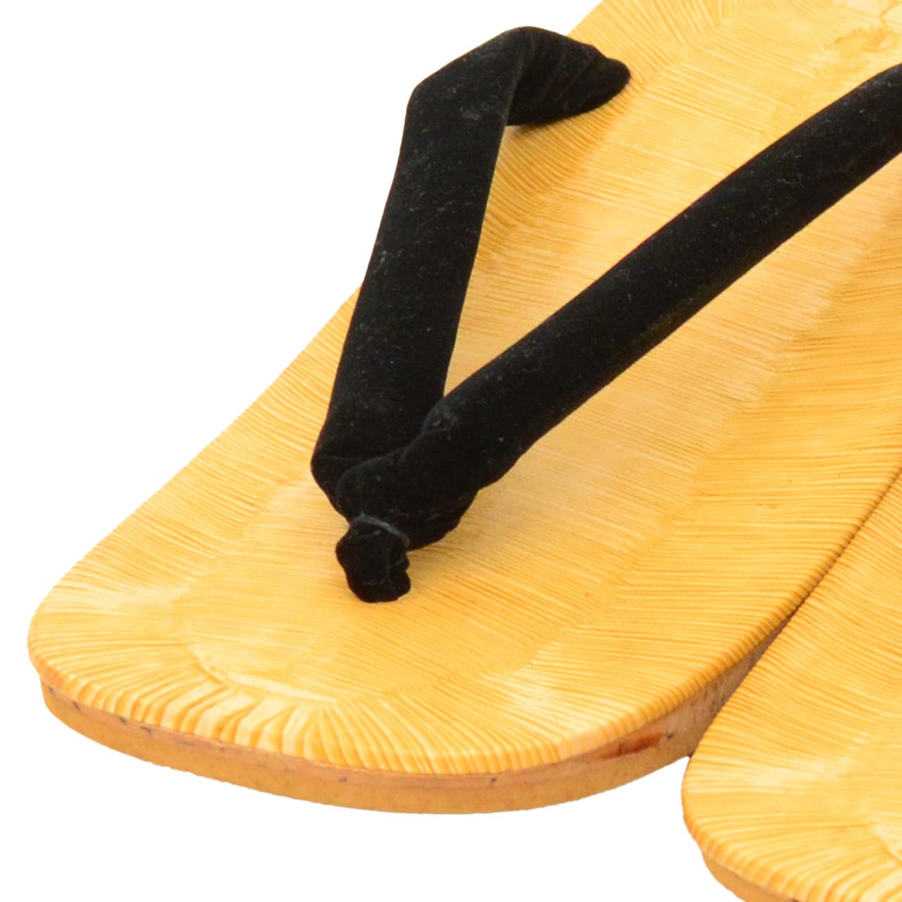 Vintage Japanese Kimono Accessories | Men's Setta Sandals | Black | Vinyl | Formal | Men's 25.0cm | Sustainable | kkb4373b