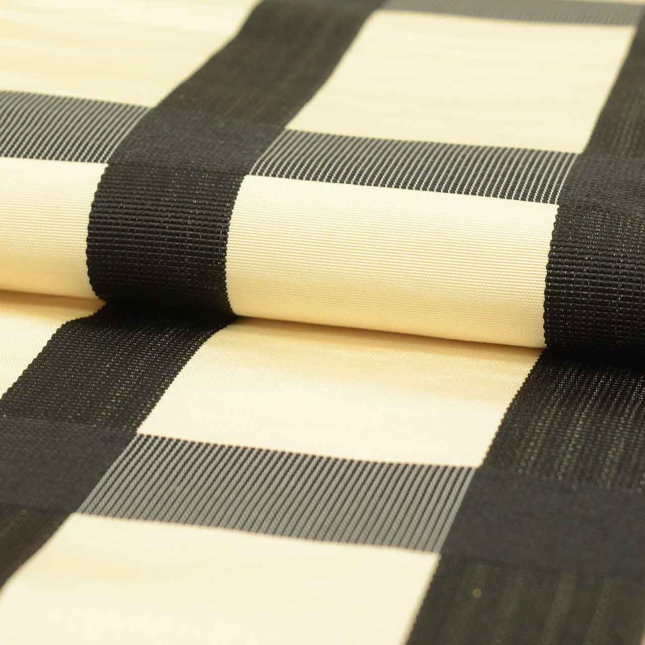 Vintage Japanese Kimono Accessories | Hanhaba Obi | Silk | Lattice Pattern | Full-pattern | Sustainable | kkb4377b