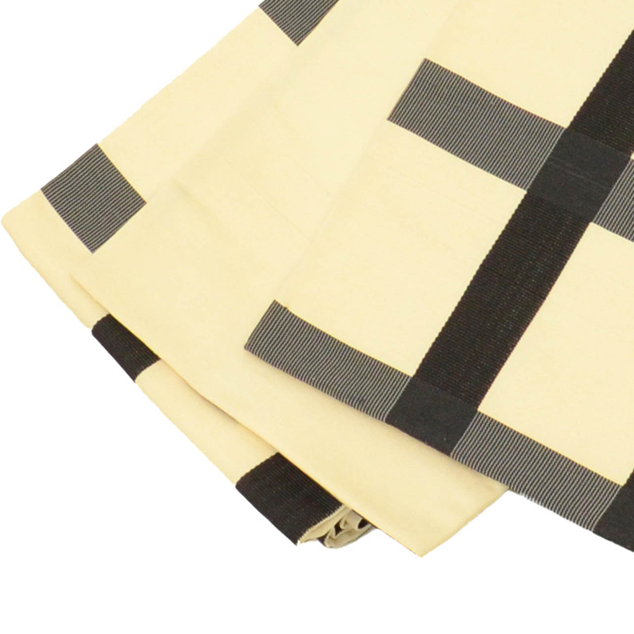 Vintage Japanese Kimono Accessories | Hanhaba Obi | Silk | Lattice Pattern | Full-pattern | Sustainable | kkb4377b
