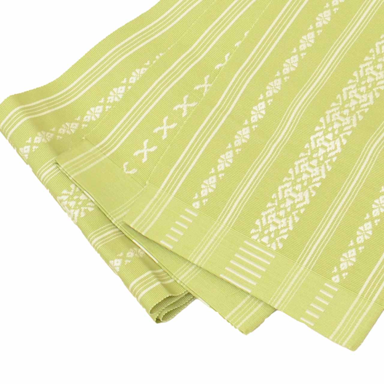 Vintage Japanese Kimono Accessories | Hanhaba Obi | Silk | Kenjo Pattern | Hakata Weave | Certified | Wearable Bolt | Sustainable | kkb4379b