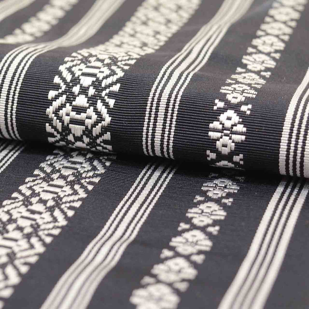 Vintage Japanese Kimono Accessories | Hanhaba Obi | Silk | Kenjo Pattern | Hakata Weave | Excellent | Full-pattern | Sustainable | kkb4385b
