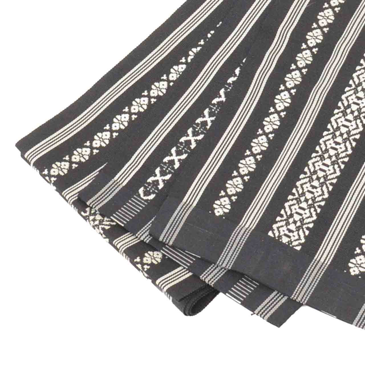 Vintage Japanese Kimono Accessories | Hanhaba Obi | Silk | Kenjo Pattern | Hakata Weave | Excellent | Full-pattern | Sustainable | kkb4385b