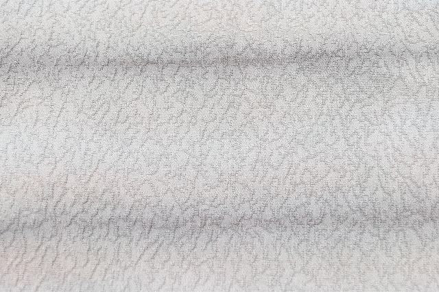 [Used] Recycled Kimono (Komono style) - Length 162.5cm (64.0in), Sleeve Length 65.8cm (25.9in), Pure Silk, Crepe, Recycled Women's Size ML, Grayish Tones, Striped Pattern, High Quality, Semi-Formal, Spring, Summer, Autumn, Winter, Ready-made 