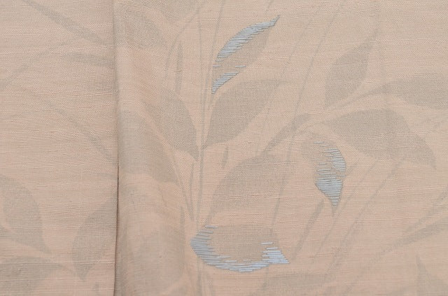 [Used] Recycled Kimono, Length 159.5cm, Sleeve Length 64cm, Pure Silk Tsumugi, Ready-made, Women's, MM, Brown, Floral Pattern, Special Item [Kimono, Used, Obi, Recycled, Furisode, Yukata, Hakama, Japanese Clothing, Vintage Clothing] pp1067b 