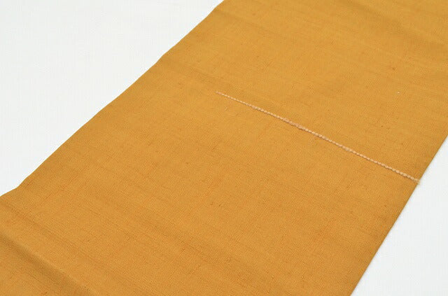 Recycled Nagoya obi, ready-made, pure silk, 9-inch width, Tsumugi fabric, brown, geometric pattern, excellent condition ★★★★ [Kimono, used, obi, recycled, furisode, yukata, hakama, Japanese clothing, vintage clothing] [Used] pp1449b 