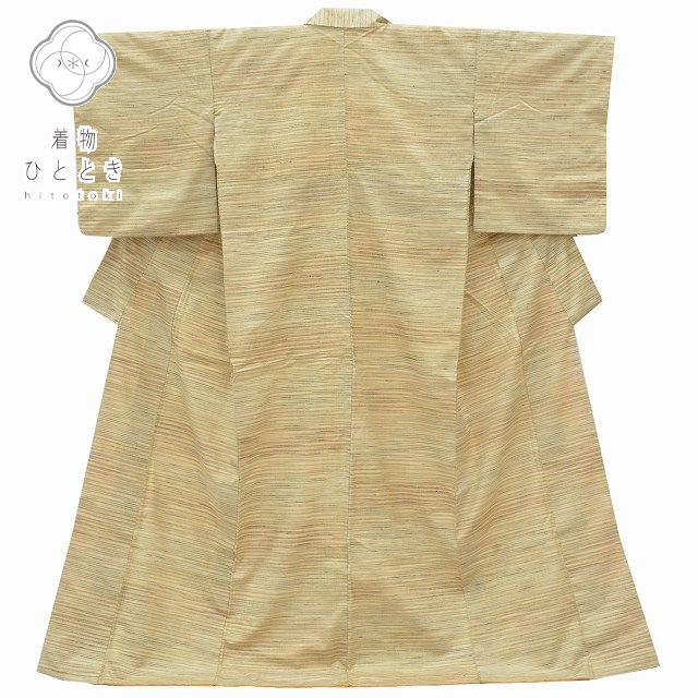振袖 身丈163.5cm 裄丈64.5cm 正絹 L 縞文様 qq2231b