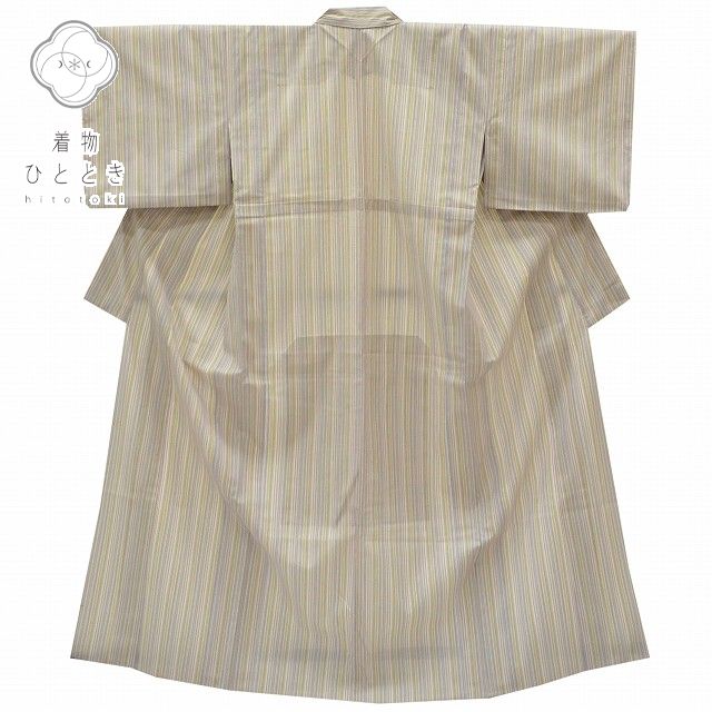 小紋 身丈156.5cm 裄丈63.5cm M 縞文様 qq2378b